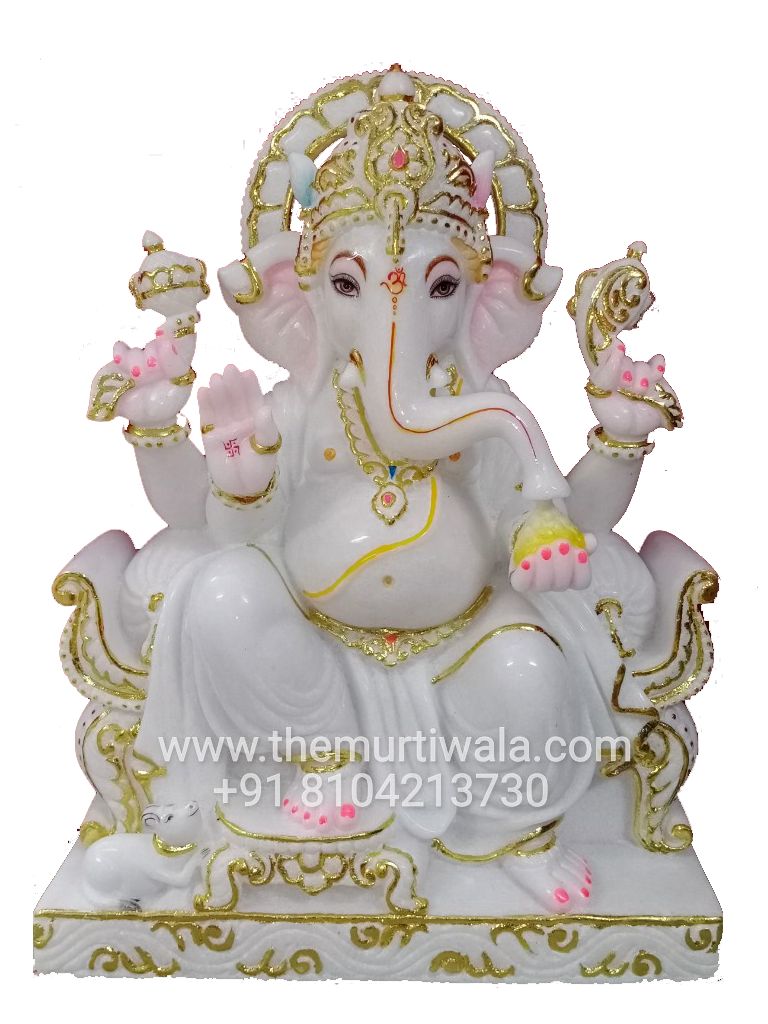 The Meaning of White Marble Ganesh Murti A Respectful Symbol of