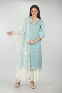 White Dupatta