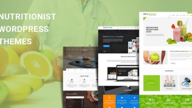 Best 11 WordPress Themes For Nutritionist Business