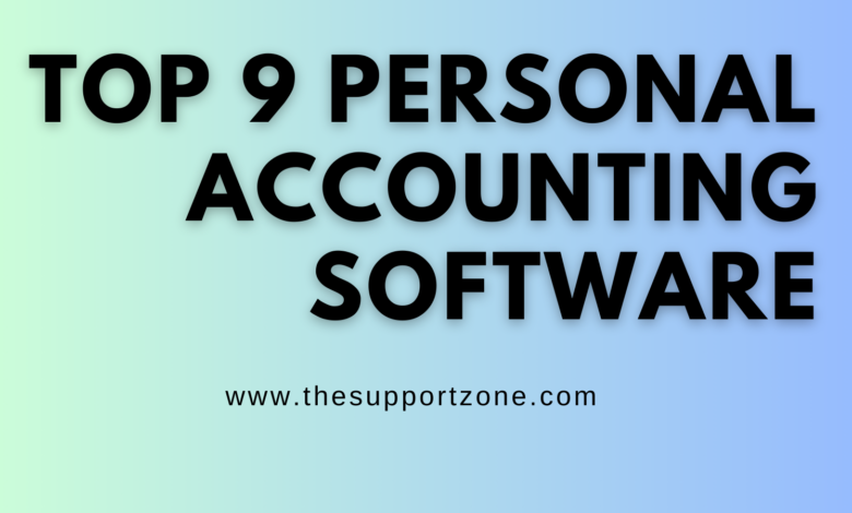 Top 9 Personal Accounting Software
