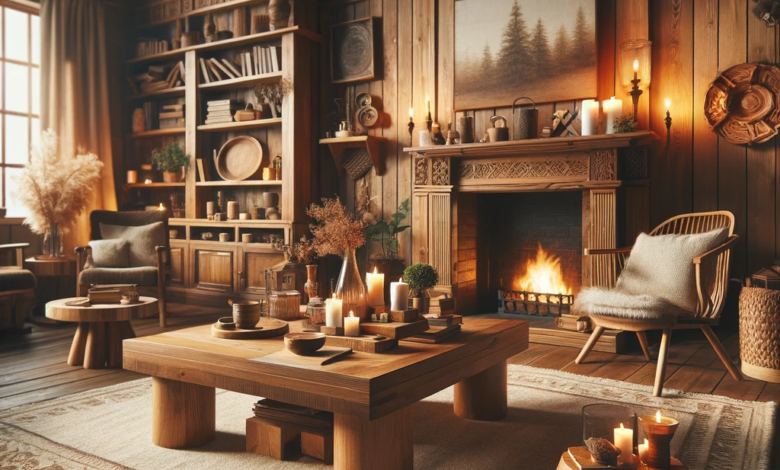 wooden home decor