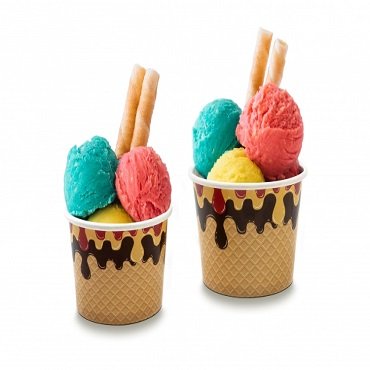 Ice Cream Cups With Lids