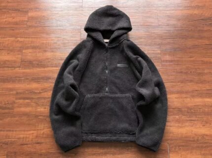 Black Essentials Hoodie