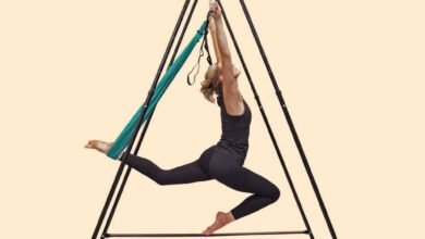 aerial yoga stand