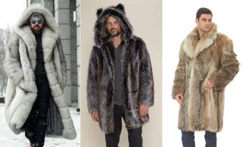 fur coat mens