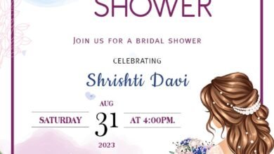 Wedding Shower Invitation: The Stage for Love & Celebration
