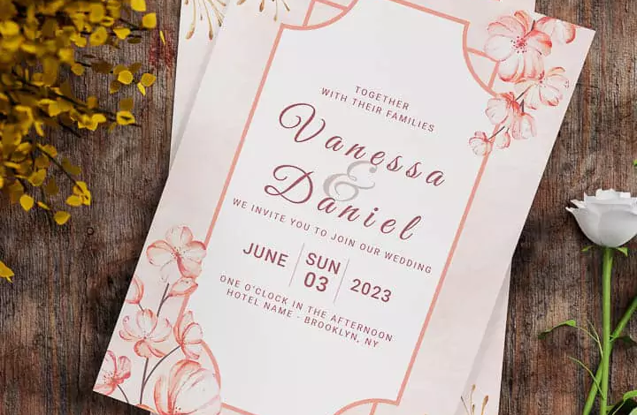 Invitation card printing