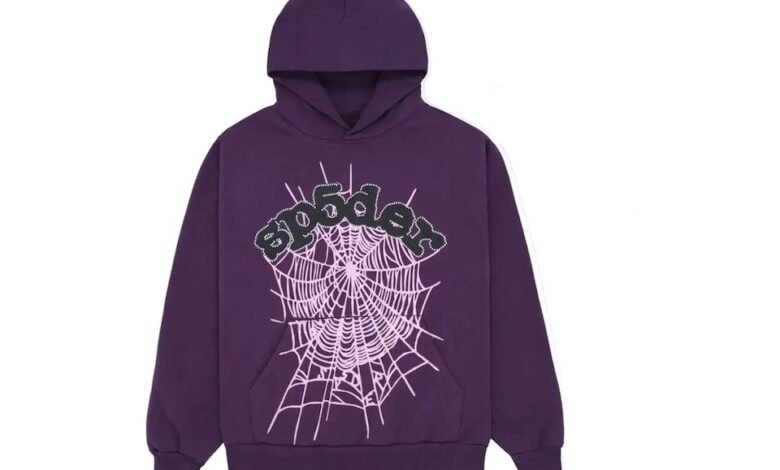 Purple Spider Hoodie Make a Bold Statement