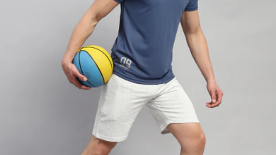 men active tshirt with short