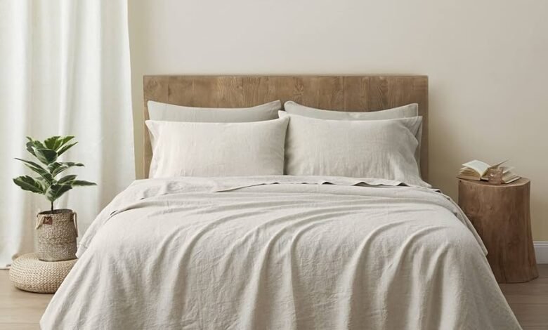 linen sheet set