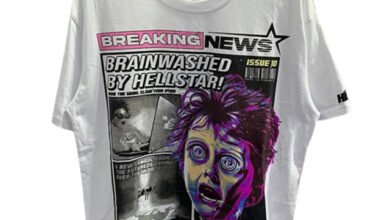 Pink and Blue Hellstar Shirts A Blend of Style and Comfort
