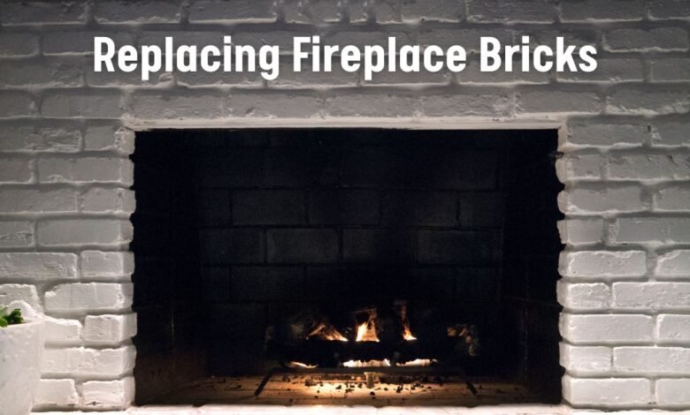 Replacing Fireplace Bricks