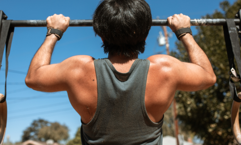 free standing pull up bar