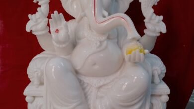 2 feet marble ganesh statue