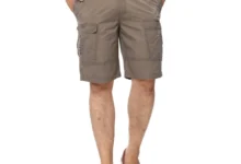 Mens cotton cargo shorts