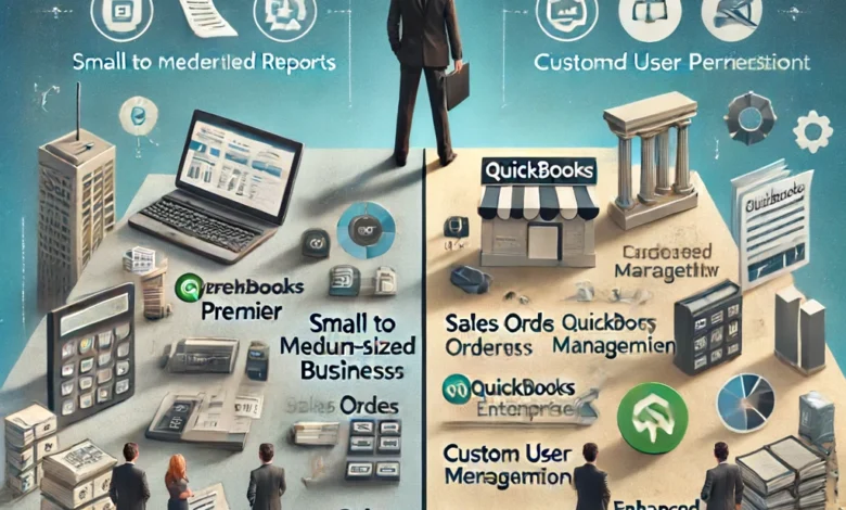 comparison of QuickBooks Premier and QuickBooks Enterprise