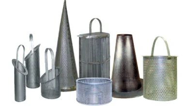 temporary inline stainless steel strainer