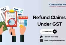 GST Refund Claims in India