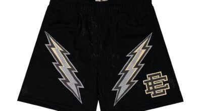 EE Basic Lightning Bolt Cyber Monday Short Black White