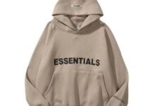 The history Fear of god Essential hoodie Shop And Tracksuit