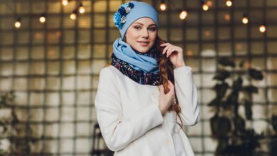 hijab hair style