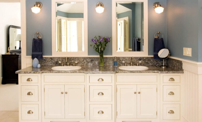 double sink bathroom vanity in Indianapolis