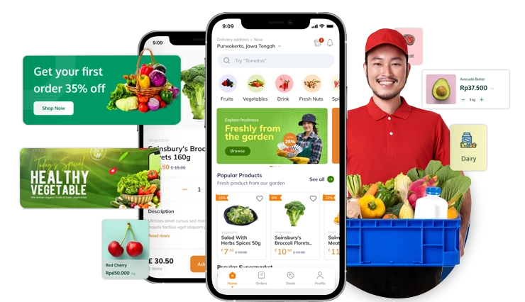 Instacart clone app