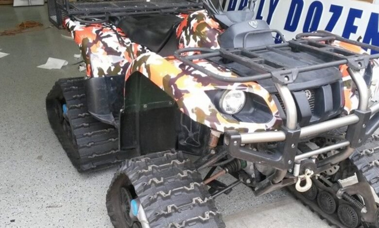 ATV camo wrap