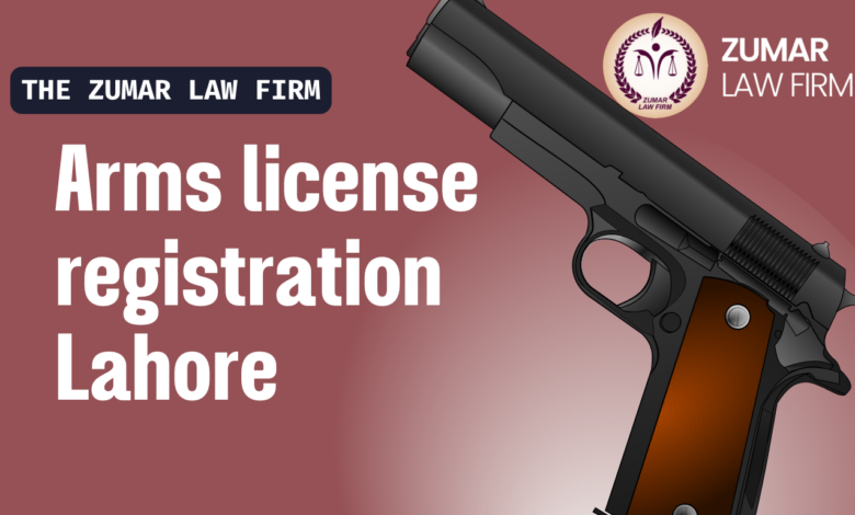 Looking for Arms License Registration Lahore? Learn the step-by-step process to apply for a Personal Arms License, eligibility criteria, required documents, and legal guidelines in Lahore.